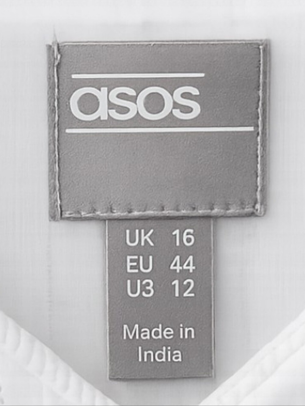 ASOS White Eyelet Lace Mini Dress XL Excellent Condition - Picture 4 of 6
